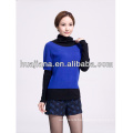 fashion turtleneck woman's cashmere casual sweater